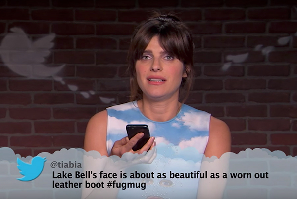 Celebrities reading mean tweets on Jimmy Kimmel Live!