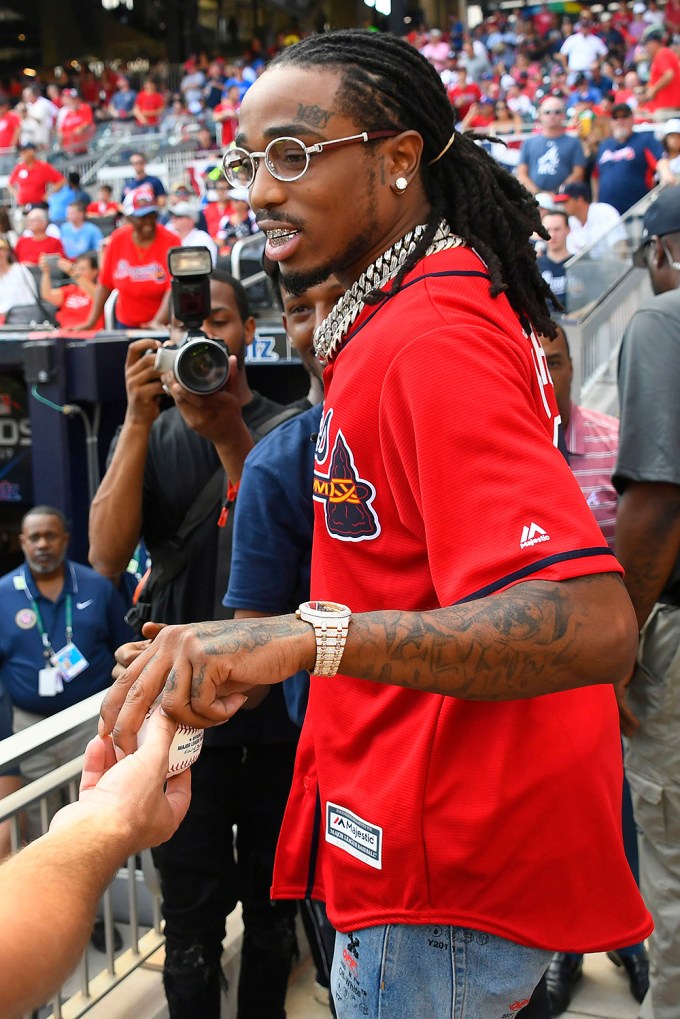 Quavo At NLDS Game 5