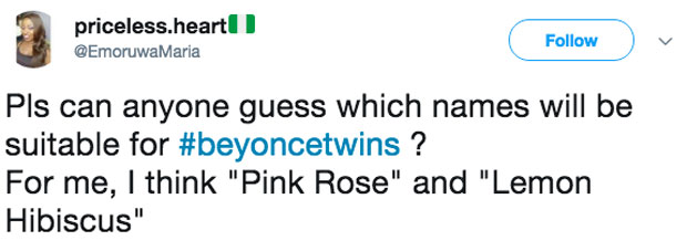 Beyonce: Fans Go Nuts Over Reported Twins’ Names
