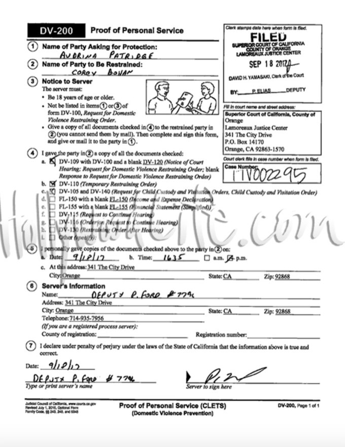 Audrina Patridge Case