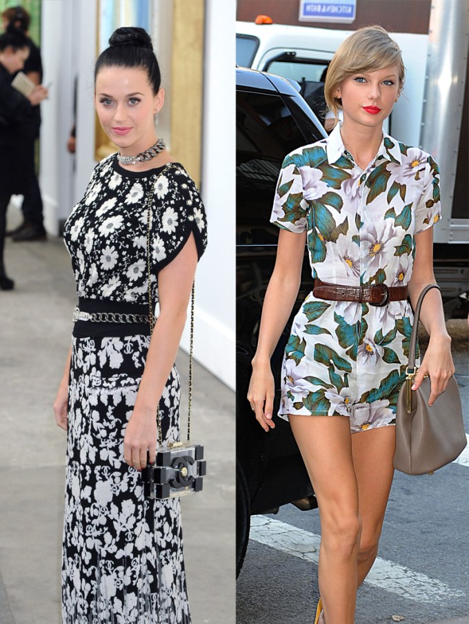 8 Times Katy Perry & Taylor Swift Dressed Alike