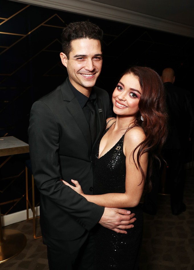 Sarah Hyland & Wells Adams Cuddle Up