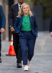 Amy Poehler is seen at 'Jimmy Kimmel Live' in Los Angeles, California. NON-EXCLUSIVE February 11, 2020 200211RB2 Los Angeles, CA www.bauergriffin.com. 11 Feb 2020 Pictured: Amy Poehler. Photo credit: RB/Bauergriffin.com / MEGA TheMegaAgency.com +1 888 505 6342 (Mega Agency TagID: MEGA608223_003.jpg) [Photo via Mega Agency]