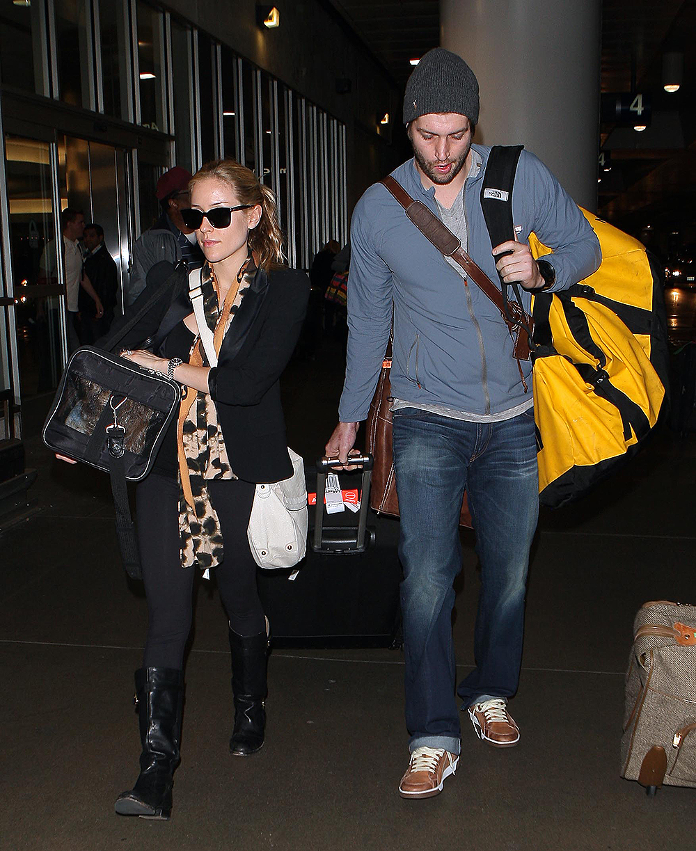 KRISTIN CAVALLARI AND JAY CUTLER SPOTTED AT LAX