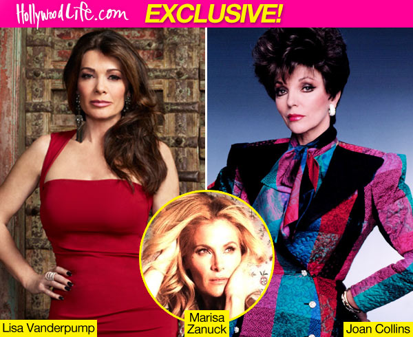 Lisa Vanderpump Joan Collins RHOBH