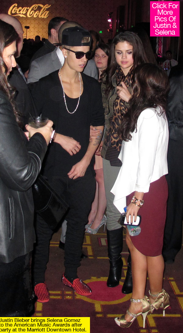 Selena Gomez and Justin Bieber AMA After Party