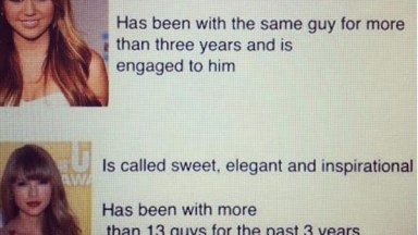 Miley Cyrus Disses Taylor Swift