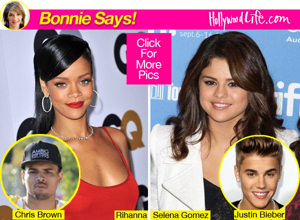 Selena Gomez and Rihanna