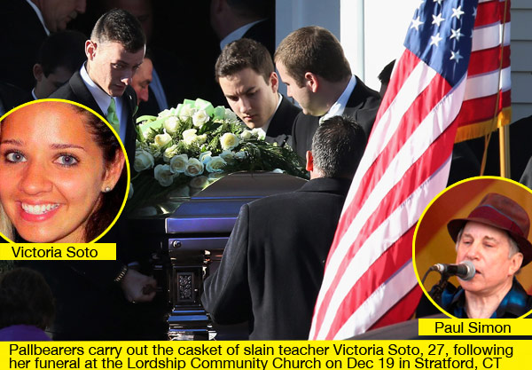 Paul Simon Sandy Hook Funeral