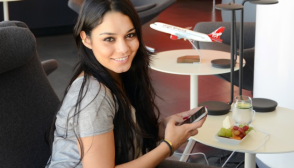 Vanessa Hudgens Virgin America