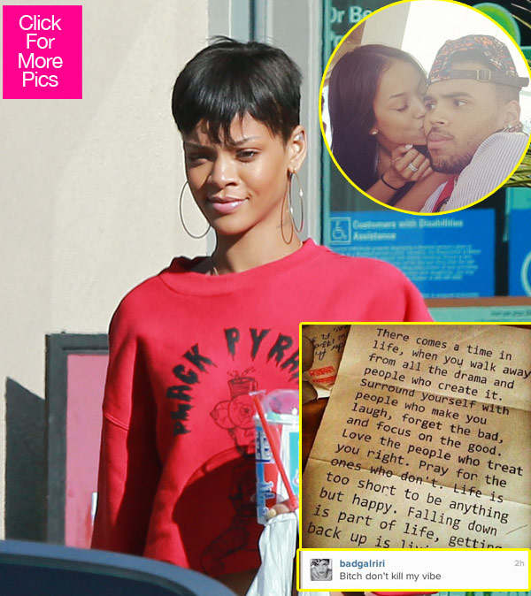 Rihanna Disses Karrueche Tran