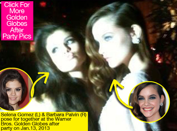 Barbara Palvin Selena Gomez Golden Globes Party