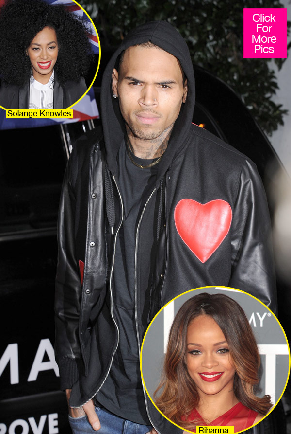 Solange Knowles Chris Brown Flirting