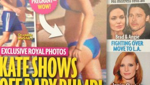 Kate Middleton Baby Bump Bikini Pictures