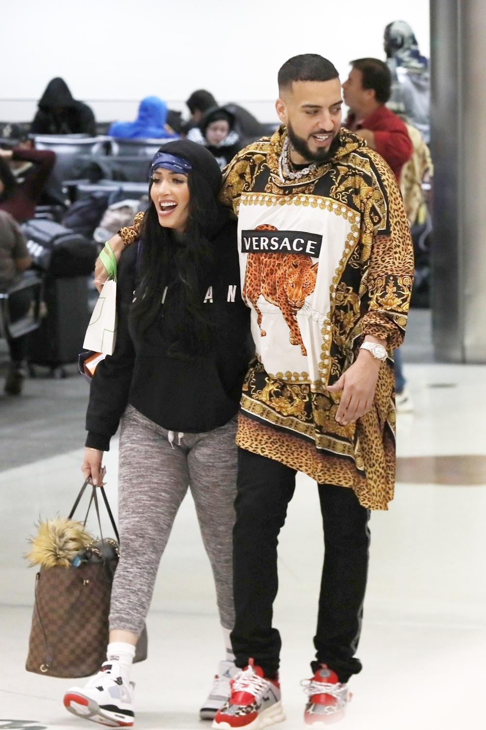 Miami, FL  - *EXCLUSIVE*  - French Montana arrives to Miami with a mystery girlfriend. The duo seem close as French is even seen letting his hand wander to her rear as they walk through the airport after their flight.

Pictured: French Montana

BACKGRID USA 29 JANUARY 2020 

BYLINE MUST READ: NGRE / BACKGRID

USA: +1 310 798 9111 / usasales@backgrid.com

UK: +44 208 344 2007 / uksales@backgrid.com

*UK Clients - Pictures Containing Children
Please Pixelate Face Prior To Publication*