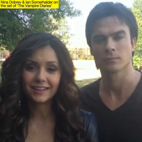 Nina Dobrev Ian Somerhalder Sick Fan