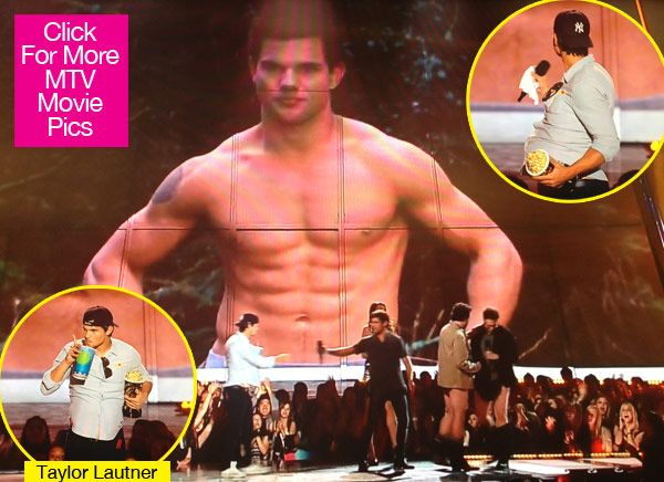 Taylor Lautner Wins Best Shirtless