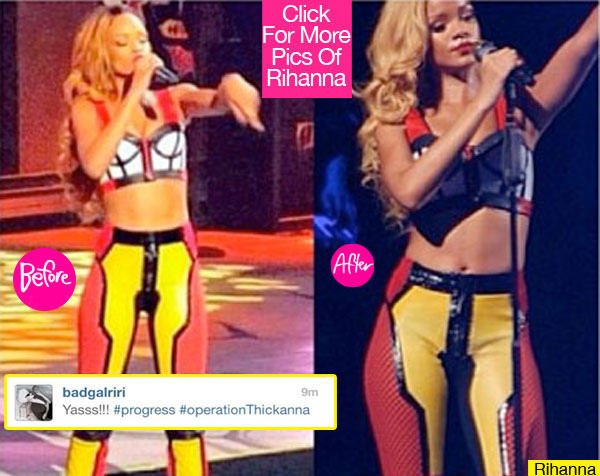 Rihanna Weight Gain