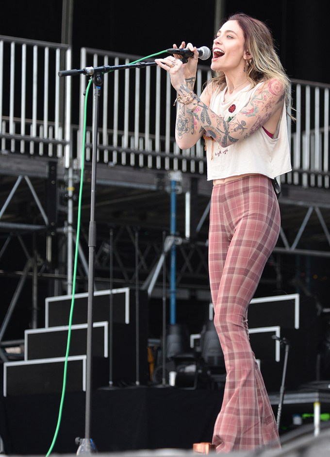 Paris Jackson performs in Napa