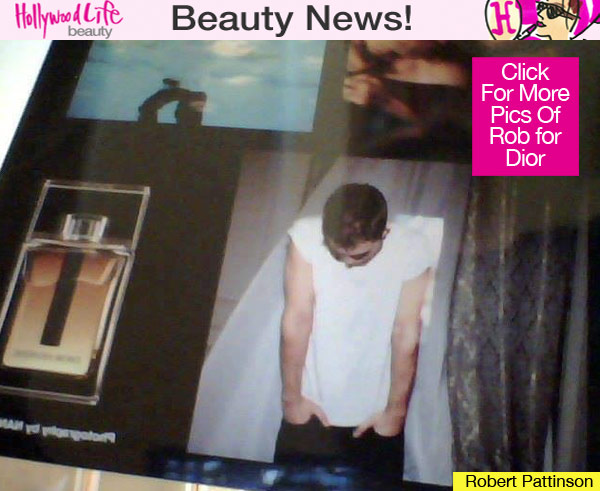 Robert Pattinson Dior Ad