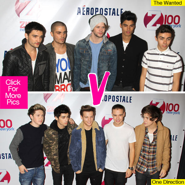 The Wanted One Direction Fight