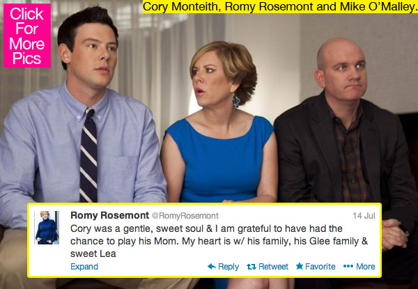Romy Rosemont Cory Monteith Death