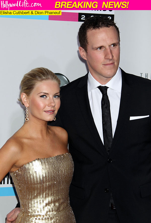 Dion Phaneuf Elisha Cuthbert Marries