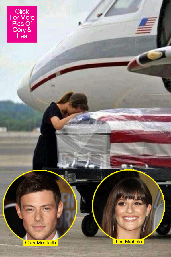 Lea Michele Cory Monteith Grieving Death