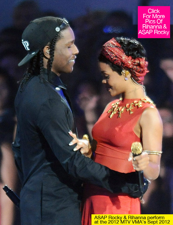 ASAP Rocky Rihanna Make Out