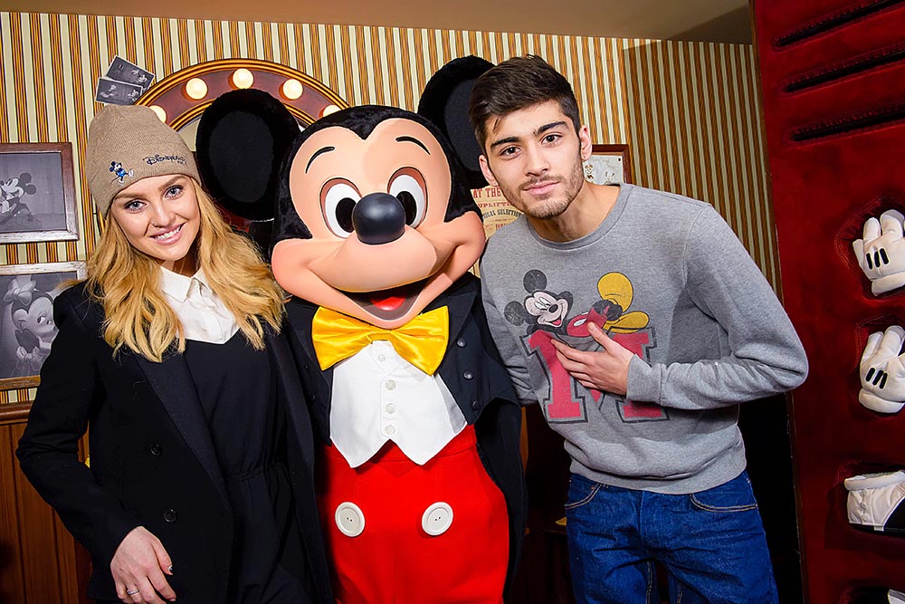 Zayn Malik and Perrie Edwards celebrate Zayn’s 21st birthday with a visit to Disneyland Paris, France - 08 Jan 2014