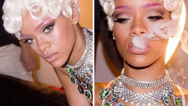Rihanna White Hair