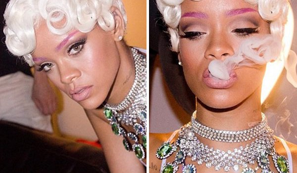 Rihanna White Hair