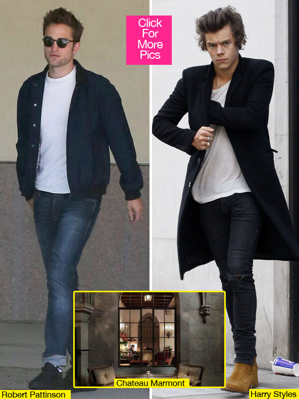Harry Styles Robert Pattinson Partying