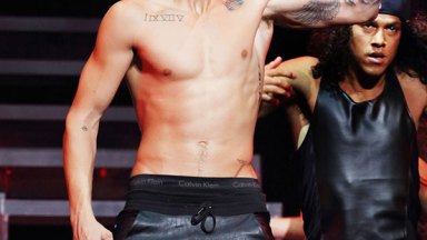 Justin Bieber Shirtless