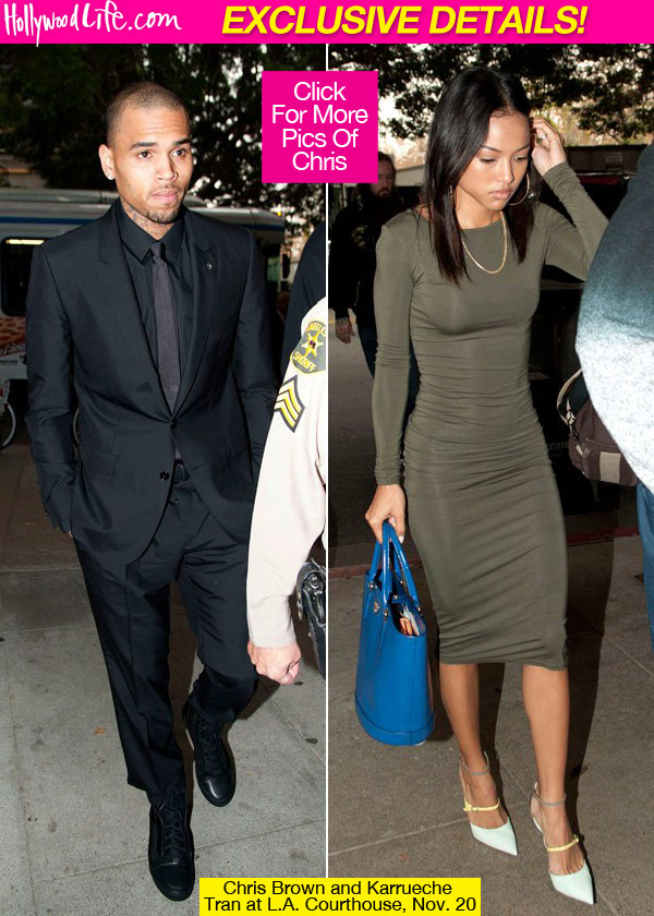 Chris Brown Rehab Karrueche Tran