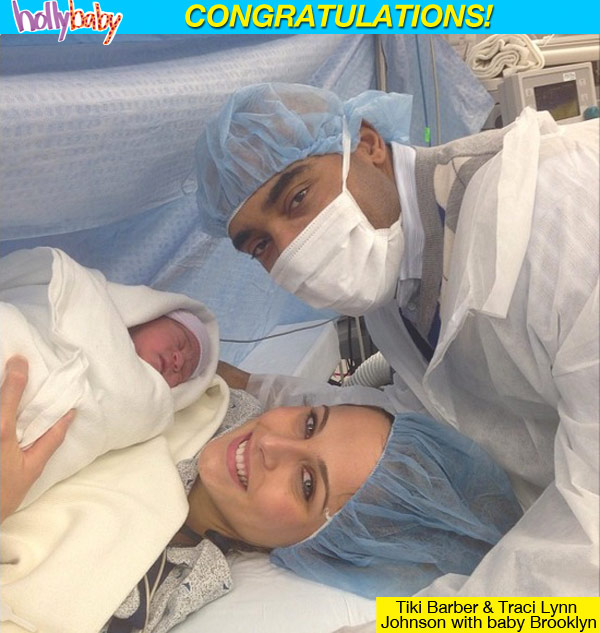 Tiki Barber Baby Born