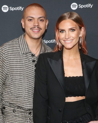 Evan Ross and Ashlee Simpson
Spotify Best New Artist 2020 Party, Arrivals, The Lot Studios, Los Angeles, USA - 23 Jan 2020