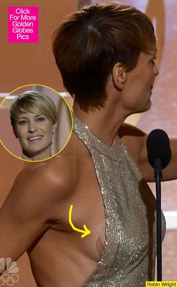 Robin Wright Wardrobe Malfunction