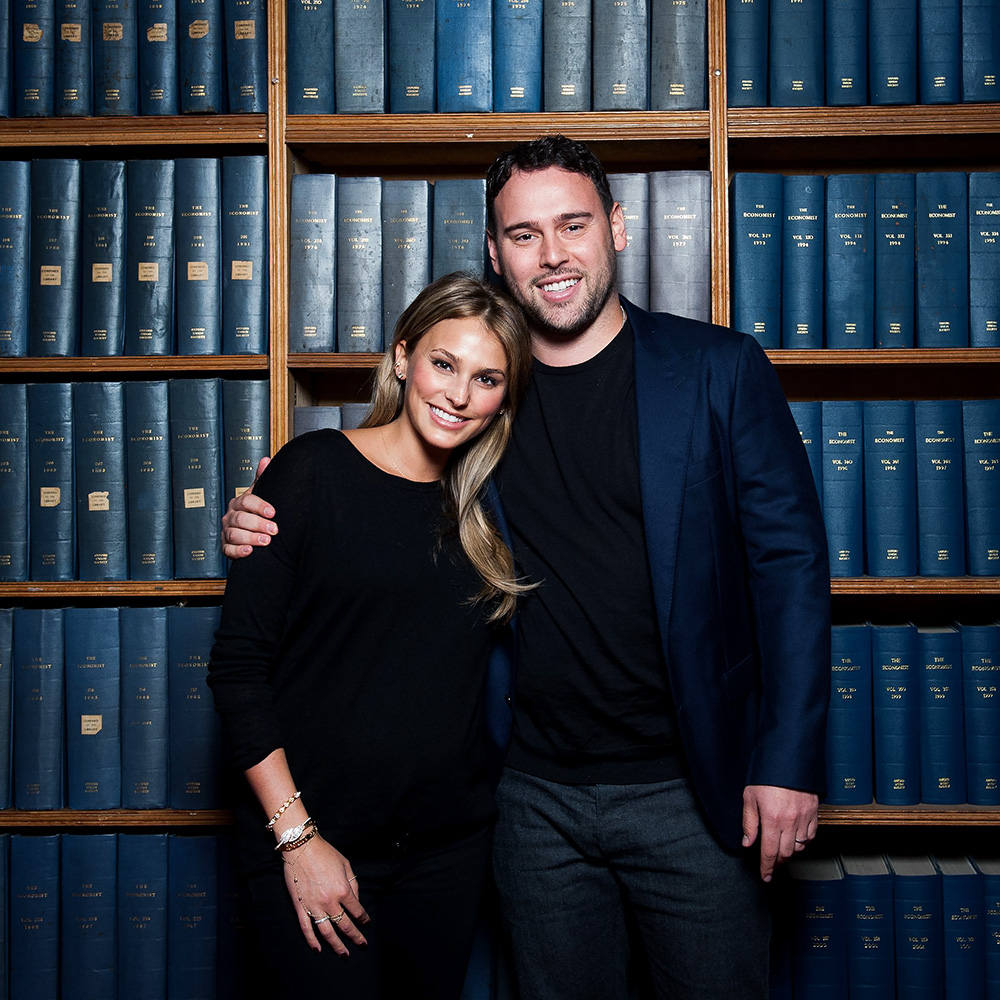 Scooter Braun and his wife, Yael Cohen
Scooter Braun and Yael Cohen speaking at the Oxford Union, Britain - 14 Oct 2014