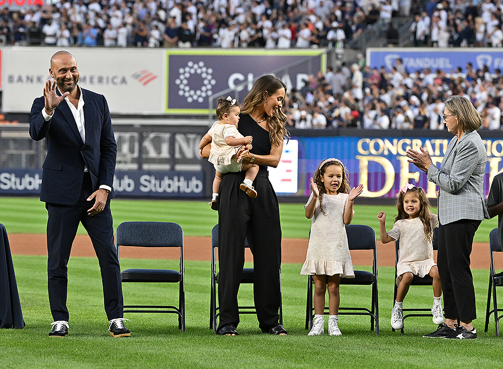 Derek Jeter Hall Of Fame Night At Yankee Stadium