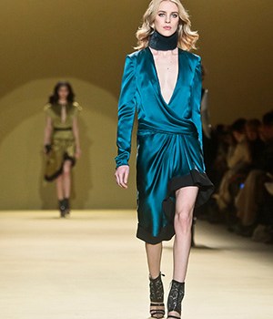 J. Mendel Fashion from the J. Mendel Fall 2014 collection is modeled during New York Fashion Week onNY Fashion Week J. Mendel, New York, USA