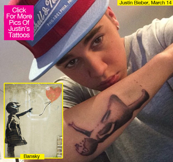 Banksy Justin Bieber Tattoo