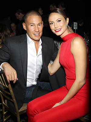 Jared Pobre and Stacy KeiblerShape & Men's Fitness Super Bowl Party, New York, America - 31 Jan 2014