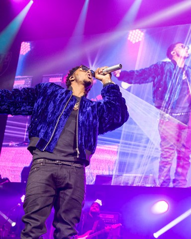 Trey Songz (Tremaine Aldon Neverson) during the WGCI Big Jam at United Center on December 30, 2016, in Chicago, Illinois (Photo by Daniel DeSlover/imageSPACE) *** Please Use Credit from Credit Field ***(Sipa via AP Images)