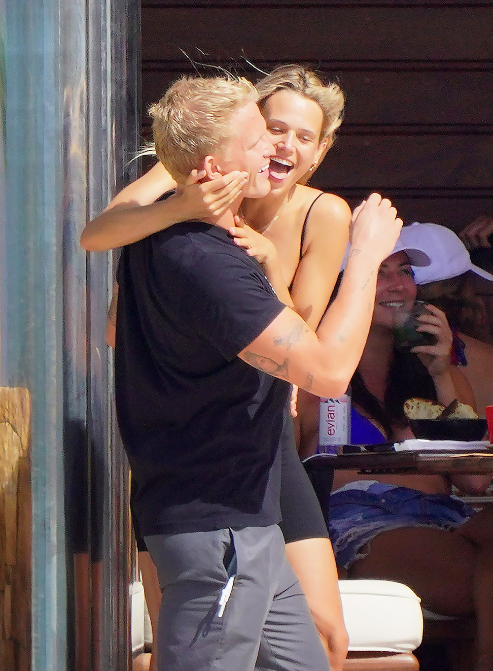 EXCLUSIVE: Singer Cody Simpson packs on the PDA with new blonde bombshell girlfriend Marloes Stevens in St Barths