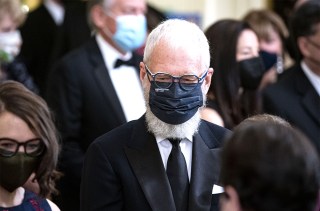 Comedian David Letterman departs following the Kennedy Center Honorees Reception in the East Room of the White House in Washington, D.C., U.S.,. The John F. Kennedy Center for the Performing Arts 44th Honorees for lifetime artistic achievements include operatic bass-baritone Justino Diaz, Motown founder Berry Gordy, Saturday Night Live creator Lorne Michaels, actress Bette Midler, and singer-songwriter Joni Mitchell.
Bidens Host White House Reception for the Recipients of the 44th Kennedy Center Honors, Washington, District of Columbia, USA - 05 Dec 2021