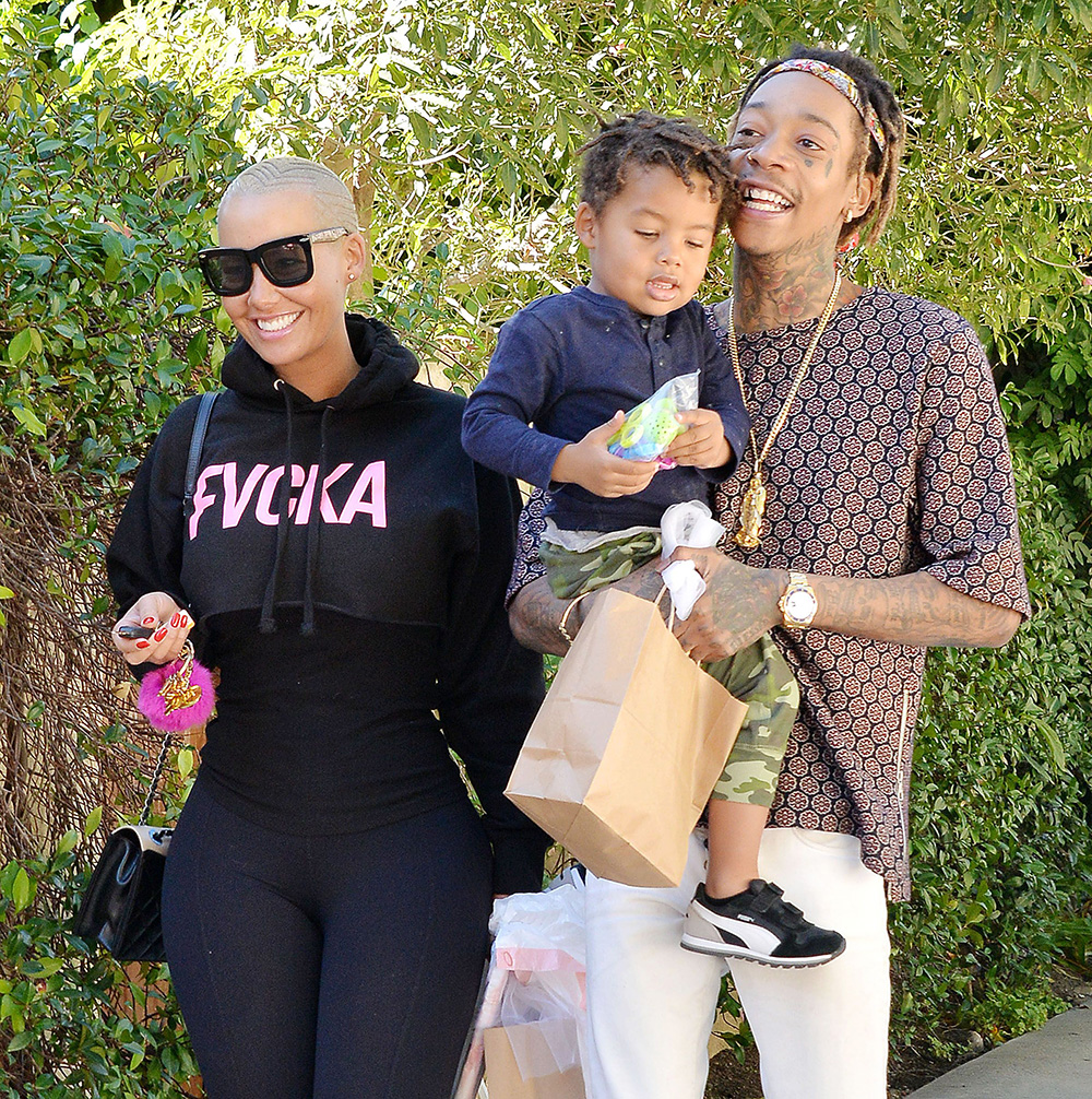 Amber Rose and Wiz Khalifa out and about, Los Angeles, America - 16 Dec 2015