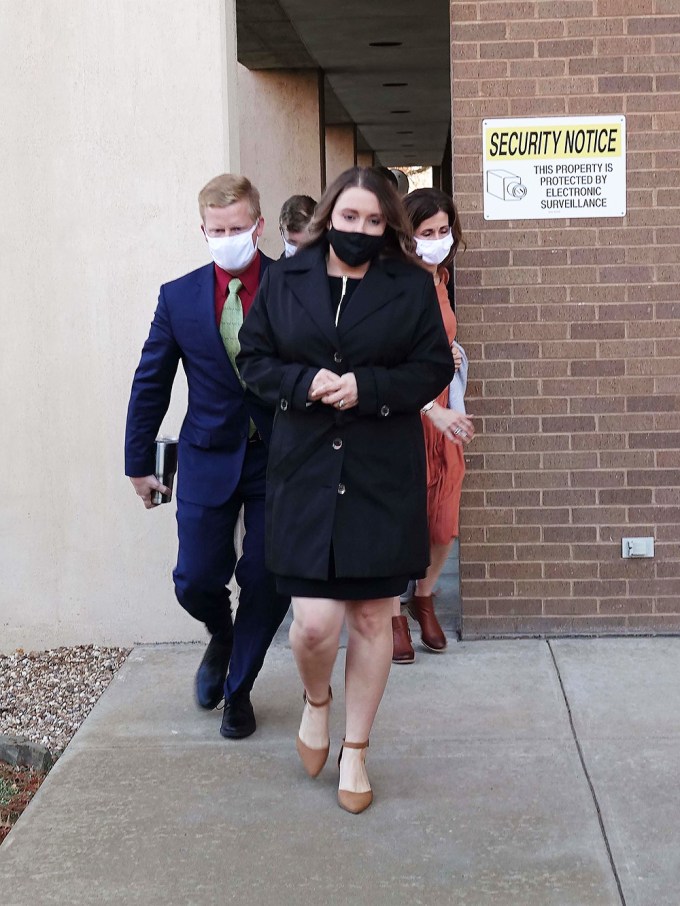 Anna Duggar Leaves Court (2021)