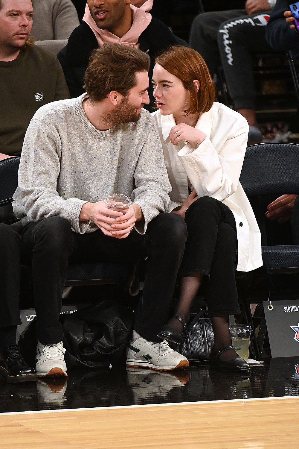 Emma Stone with husband Dave McCary
Los Angeles Lakers v New York Knicks, NBA Baksetball Game, Madison Square Garden, New York, USA - 31 Jan 2023