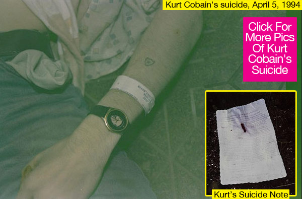 Kurt Cobain Suicide Photos